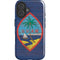 Guam Flag Dark Wood iPhone 17 Magsafe Impact Case